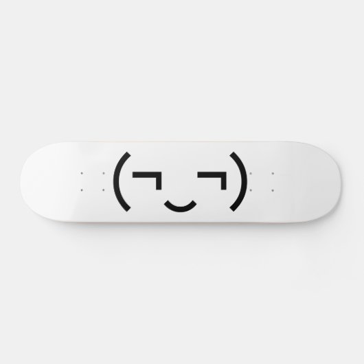 Skateboard Smug Emoticon (‿MD) Kaomoji japonais (Horz)