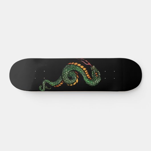 Skateboard Snake Art Snakes (Horz)