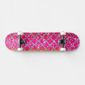 Skateboard Snakeskin rose parties scintillant (Horz)