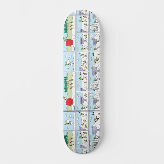 Skateboard Snoopy et l'équipage Zamboni (Recto)
