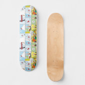 Skateboard Snoopy Sled Riding Food Dish (Recto)