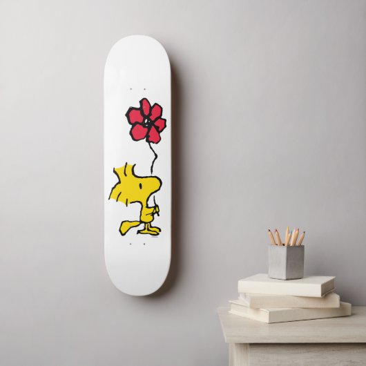 Skateboard Snoopy So Sweet Flower Motif (Art mural)