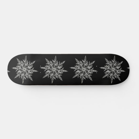 Skateboard Snowflakes Skate (Horz)