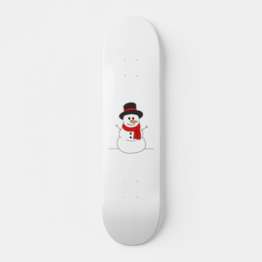 Skateboard Snowman (Devant)