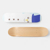 Skateboard snowman art (Horz)