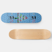 Skateboard Snowman Skate (Horz)