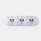Skateboard Snowman Skate (Horz)