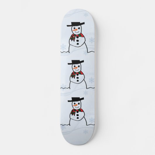 Skateboard Snowman Skate (Recto)