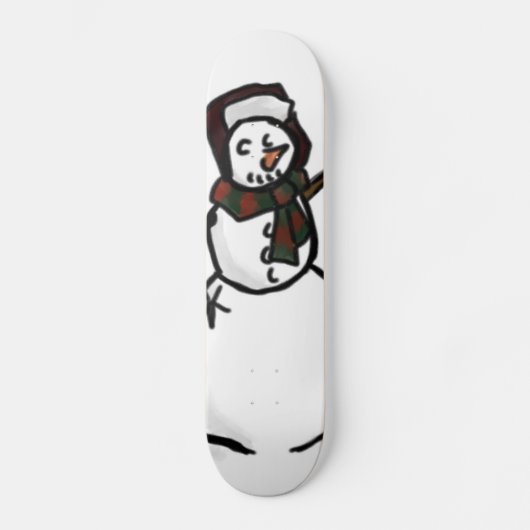 Skateboard Snowman Skate (Recto)