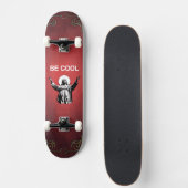 Skateboard Sois cool Jésus skateboard. (Devant)