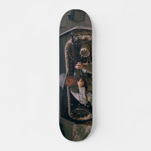 Skateboard Soldat de la Seconde Guerre mondiale agenouillé av