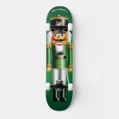 Skateboard Soldat Jouet de Noël Vert Nutcraker (Recto)