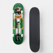 Skateboard Soldat Jouet de Noël Vert Nutcraker (Devant)