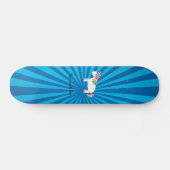 Skateboard Soleil bleu Unicorne (Horz)