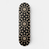 Skateboard Soleil Doré Rétro (Recto)