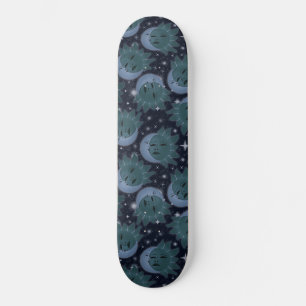 Skateboard Soleil et Lune blues de minuit