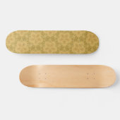Skateboard Soleil jaune or brillant motif (Horz)