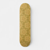 Skateboard Soleil jaune or brillant motif (Devant)