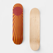 Skateboard Soleil Levant (Recto)