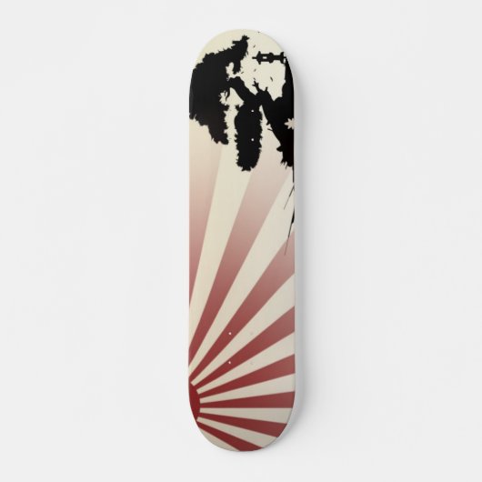 Skateboard Soleil Levant (Devant)