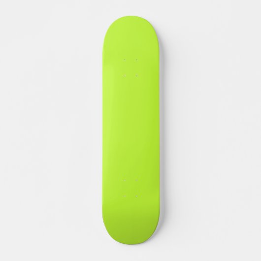 Skateboard Solid bright light green (Devant)