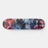 Skateboard Solitude Stands Goth Love Mélange Média Art unique (Horz)
