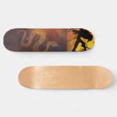 Skateboard Solstice Kookaburra Silhouette Serpent céleste (Horz)