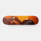 Skateboard Sombre avec guitare (Horz)