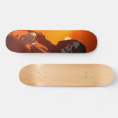 Skateboard Sombre avec guitare (Horz)