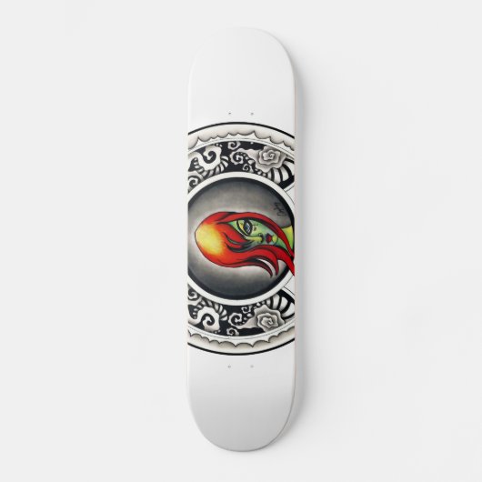 Skateboard Sorcière verte (Recto)