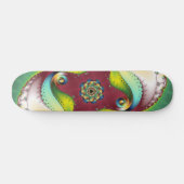Skateboard Soubltle Glow - Fractal Art (Horz)