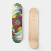 Skateboard Soubltle Glow - Fractal Art (Recto)