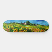 SKATEBOARD SOUFFLE ET CAMPAGNE EN TOSCANE, VERT (Horz)