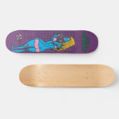 Skateboard Sourire, fille (Horz)