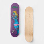Skateboard Sourire, fille (Recto)