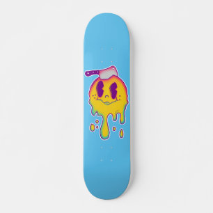 Skateboard sourire psychédélique