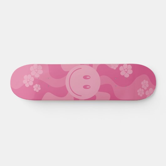 Skateboard Sourire - rose (Horz)