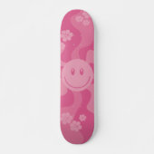 Skateboard Sourire - rose (Devant)