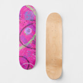 Skateboard Souvenirs d'enfance Art abstrait (Recto)