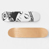Skateboard Souvenirs femme Abstraite Surreal Art original (Horz)