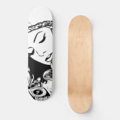 Skateboard Souvenirs femme Abstraite Surreal Art original (Recto)