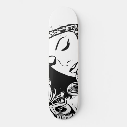 Skateboard Souvenirs femme Abstraite Surreal Art original (Recto)