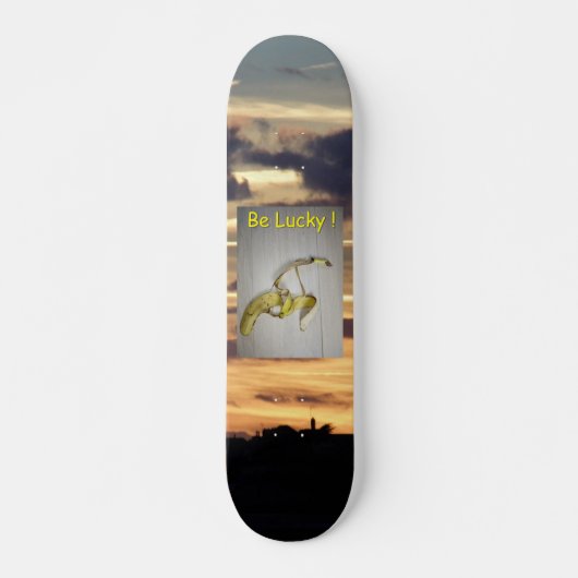 Skateboard Soyez chanceux ! (Devant)
