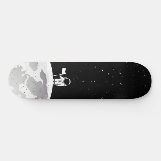 Skateboard Space Man Journey Moon Element Skboard (Horz)