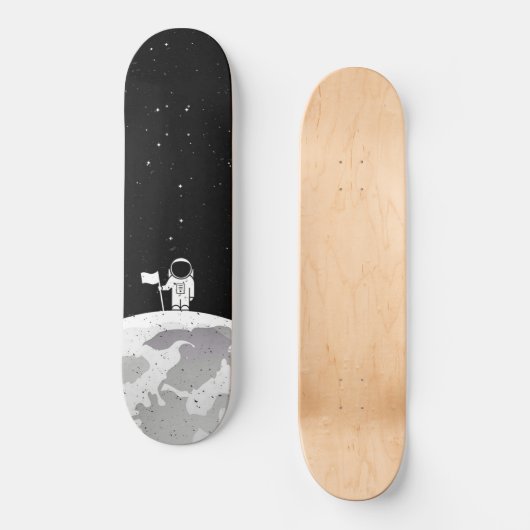 Skateboard Space Man Journey Moon Element Skboard (Recto)
