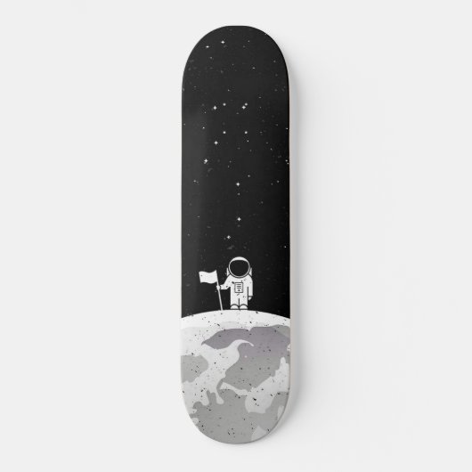 Skateboard Space Man Journey Moon Element Skboard (Recto)