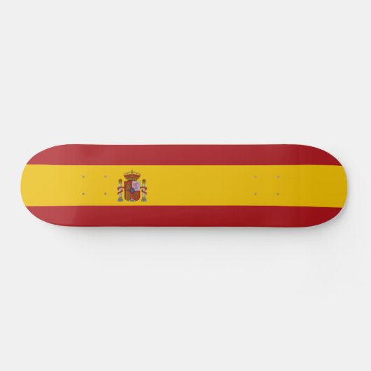 Skateboard Spain Flag (Horz)