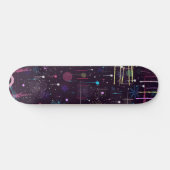 Skateboard Spectacle de feux d'artifice : Art abstrait (Horz)