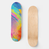 Skateboard Spectre dynamique arc-en-ciel (Recto)