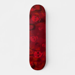 Skateboard Spectres crâniens Patinage rouge